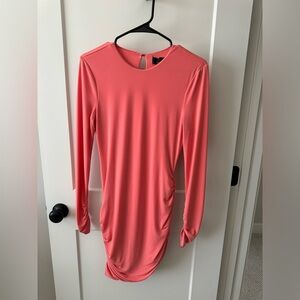 Micheal Costello Revolve Pink Dress